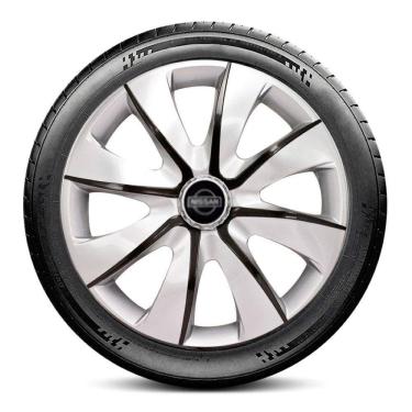 Imagem de Calota 4403 Nissan Aro 14 Prata Grafite Prime Escolha carro