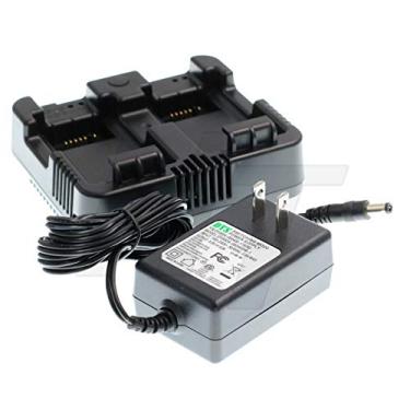 Imagem de HangTon Connect Carregador De Bateria Duplo Para Nikon Nivo 2M 2C 5M 5C Trimble M3 Tsc2 Nomad Series Dpl-322 Npl322 Estação Total