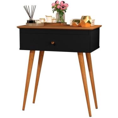 Imagem de Buffet Aparador Mesa Lateral para Sala de Estar Com Gaveta e Pé Palito