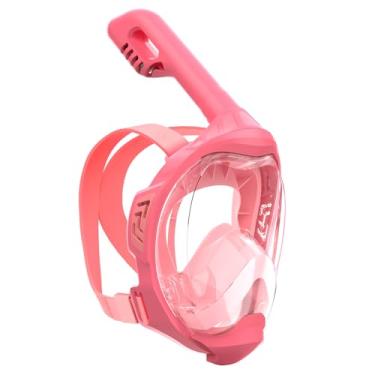 Imagem de Jwintee Máscara De Mergulho Com Snorkel Infantil, Equipamento Para E Snorkel, Conjunto Mergulho, Visão Panorâmica 180 Graus, Antiembaçante Antivazamento