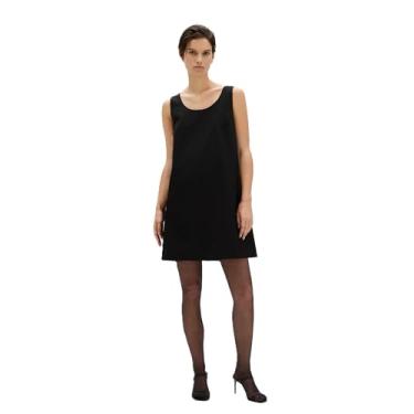 Imagem de Calvin Klein Minivestido feminino elástico refinado, Preto, 46