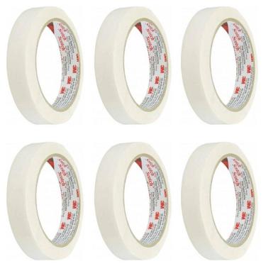 Imagem de Kit 6 Fita Dupla Face de Acetato 3M SCOTCH 1442 25MM X 30M