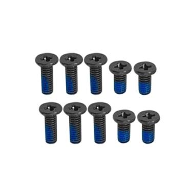 Imagem de Gintai 10 peças de substituição de parafusos de capa inferior inferior para Lenovo IdeaPad Gaming 3 15IMH05 81Y4 IdeaPad Gaming 3 15IMH05 82CG IdeaPad Gaming 3 15ARH05 82EY (preto)