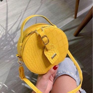 Imagem de Bolsa Feminina Transversal Crossbody Passeio Pequena Redonda - Unistar