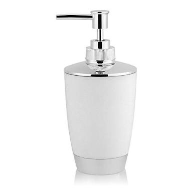 Imagem de QANYEGN 4pcs Banheiro Terno Acessórios Set, inclui Cup Toothbrush Titular Saboneteira Dispenser (Branco)