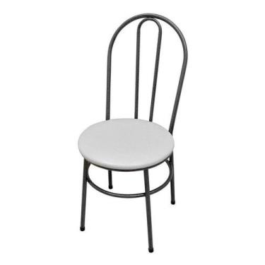 Imagem de Kit Cadeiras De Jantar Cozinha Milla Em Aço Super Resistente - Açomix,