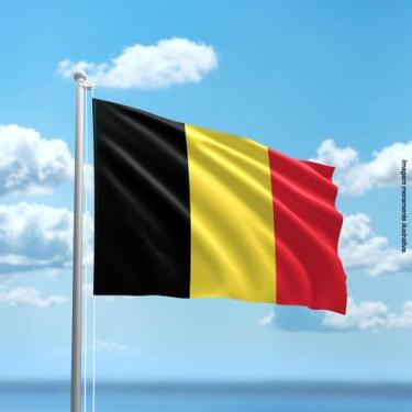 Imagem de Bandeira da Bélgica 80cmx140cm Tecido Oxford 100% Poliéster - PRESENTE