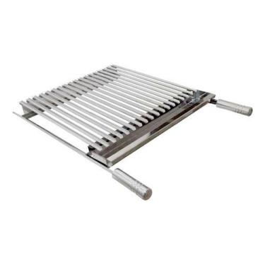 Imagem de Grelha Argentina Parrilha Churrasco 40x50 Cm - INOX 430 - Major Birita