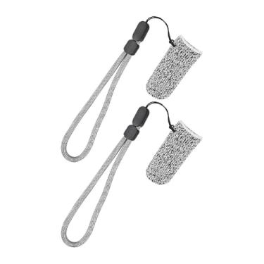 Imagem de oshhni 2x Luvas de Pesca de Dedo Único Controle de Linha, Profissional para Homens e Mulheres Dedo Indicador Proteção de Barragem Luva de Arremesso Longo, 24.5 Cm X 2.5 Cm