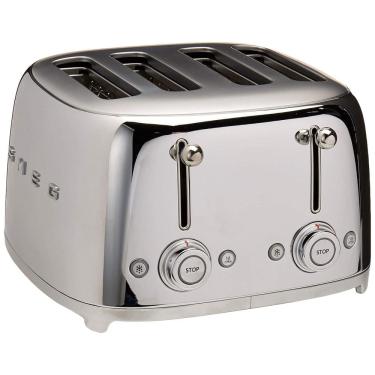 Imagem de Torradeira Smeg 50s Style Retro Aesthetic 4 Fatias Aço Inox TSF03SSUS