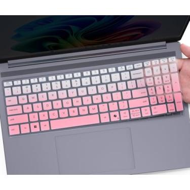 Imagem de Capa de teclado para Lenovo Yoga 7 7i 16ILL10 16AKP10 40.6 cm, IdeaPad Slim 3 3i 3X 15 40.6 cm 15IRU10 15AHP10 15IRH10 15Q8X10 16ARP10 16IRH10 0, IdeaPad Slim 5 5i 40.6 cm 16IRH10 16AHP10 16IRH10R