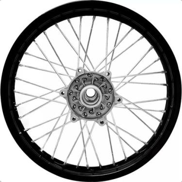 Imagem de Roda Traseira Aro Preto Xtz 250 Lander Tenere 250 Raios 4mm