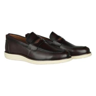 Imagem de Sapato Social Masculino Loafer Five Days Em Couro Legitimo 12500 - TFR