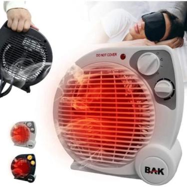 Imagem de Aquecedor Elétrico 220v 3 níveis 4 estágios, potência 2000w - BAK, Bra