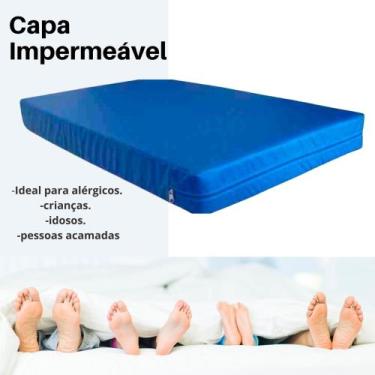 Imagem de Capa Colchão Medida Especial Solteiro Hospitalar Impermeável - LeoConf