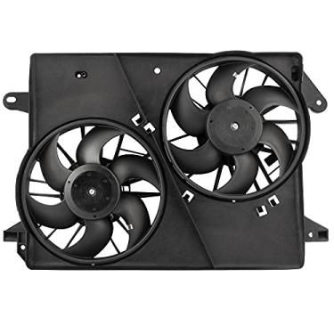 Imagem de Conjunto de ventoinha de resfriamento de motor duplo da BOXI para Dodge Challenger 2008-2010 / Chrysler 300 2005-2010 / Dodge Charger 2006-2010 / Dodge Magnum 2005-2008 5137714AA