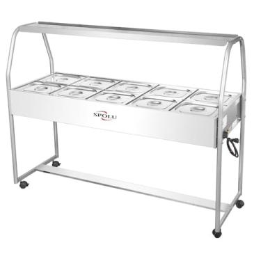 Imagem de Buffet Térmico Infantil Spolu 10 Cubas 220v Spl-512if