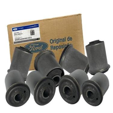 Imagem de Kit 8 Bucha de Bandeja ORIGINAL FORD Corcel Belina Del Rey Após 1984