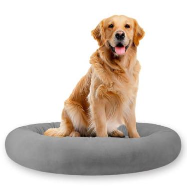 Imagem de Cama Pet Plush Pelúcia Quentinha Luxo Cachorros e Gatos G - ALEPLUSH, 