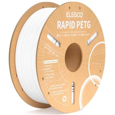 Imagem de Filamento para impressora 3D ELEGOO Rapid PETG 1,75 mm branco 1 kg