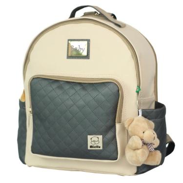 Imagem de Mochila Maternidade Bebe Enxoval Menina Menino Bolsa Miellu