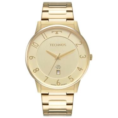 Imagem de Relógio Technos Masculino Slim Dourado - Gm10yp/1d Gm10yp/1d