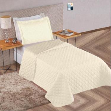 Imagem de Cobre Leito Solteiro Dupla Face 2,2 X 1,6 Metros Aconchego com Porta T