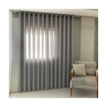 Imagem de CORTINA RUSTICA 3,00m x 2,50m OXFORD LISA