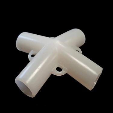 Imagem de Pssopp Peças de Reposição Universais para Barraca de Toldo do Gazebo, Conector Central de de Plástico 3x3m Com 4 Pés, Pés de Tenda, Instalação Fácil, Material Resistente, Uso Versátil,