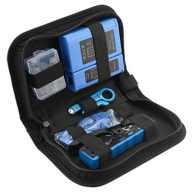 Imagem de Acouto Categoria 7 Através do Kit de Ferramentas de Crimpagem de Orifício Com Lâmina de Aço de para RJ45 CAT6 CAT5E Teste de Rede de Crimpagem de Cabo e Remoção de Arame