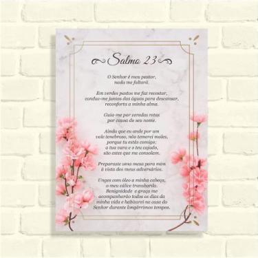 Imagem de Quadro Decorativo Salmo 23_2 - Arte Aqui, MDF 6mm, 20x30cm
