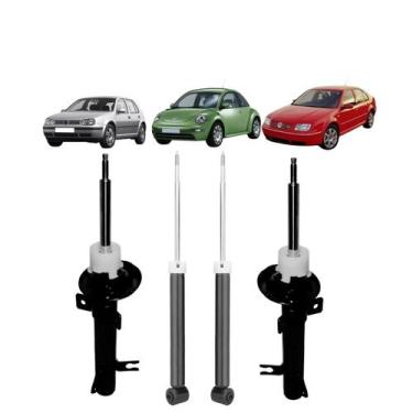 Imagem de 04 Amortecedor Nakata Dianteiro+Traseiro Esquerdo+Direito New Beetle 2