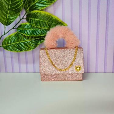 Imagem de Bolsa infantil Bloguerinha com corrente para menina brilhosa - JM Cria