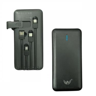 Imagem de Carregador Portátil Power Bank 10000mAh com 04 Saídas USB / V8 / TIPO-