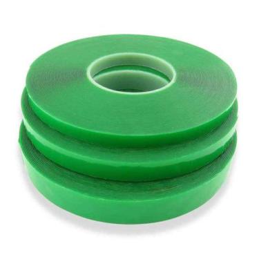 Imagem de Fita dupla face line verde transparente de 19mm 20 metros altamente re