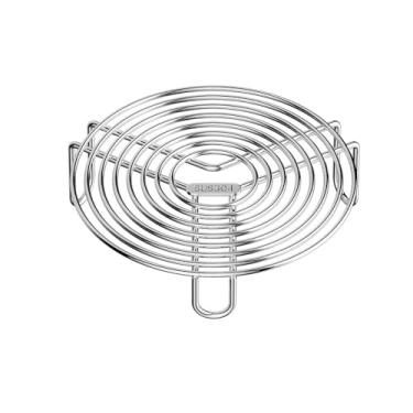 Imagem de Rack de cozimento a vapor de aço inoxidável 304 rack de frigideira a ar cesta a vapor para cozinhar saudável (perna curta: 3,3 cm/1,3 pol, 20 cm/7,87")