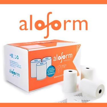 Imagem de 30 Bobinas Térmicas 80x40 Bobina Cupom Fiscal Impressora Pdv Cor Branc