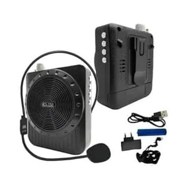 Imagem de Megafone Portátil com Microfone – Amplifique Sua Voz com Clareza e Potência | Ideal para Eventos, Aulas e Manifestações