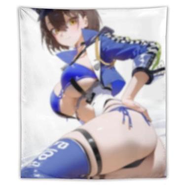 Imagem de LIEGBMEU Sexy Bikini Hot Anime Girl Tapeçaria 127.0 cmx152.4 cm Interior Exterior Wall Quilt Art Decoração de Tapeçaria Caprichosa, AF128