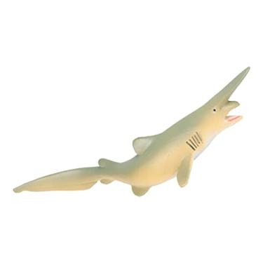 Imagem de Ocean Sea Animals Figures Goblin Shark Model Sea Animals Figurines Cake Topper Bath