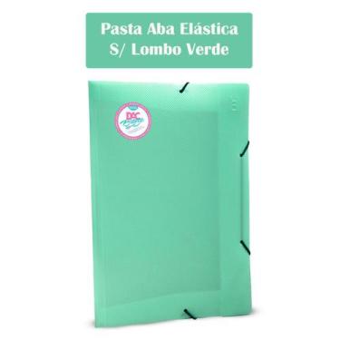 Imagem de Pasta Aba Elástica Ofício Documento A4 Sem Lombo Verde - Dac Escritóri