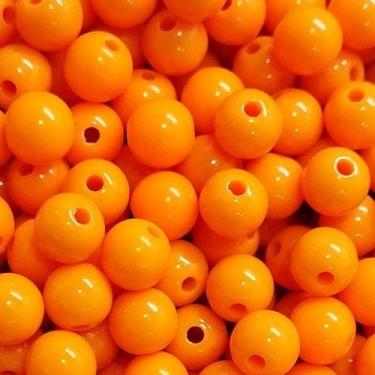 Imagem de BOLINHA DE RESINA Nº 08 (20 G) - LADEIRA BIJUTERIAS, LARANJA