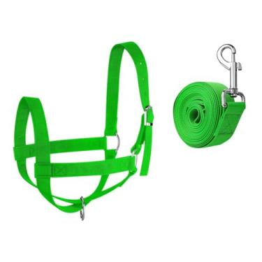 Imagem de Dynwave Cabresto de Nylon para Vaca Cabresto para Gado Suprimentos Práticos de Treinamento Equipamento para Vaca e Cavalo Pesado Peitoral Profissional para