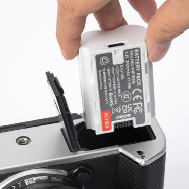 Imagem de VILTROX NP-W235 2400mAh Bateria recarregável para câmera, bateria de carregamento tipo C compatível com Fujifilm X-T5/X-T4/X-H2/X-H2S/X-S20/GFX 100S/GFX 50SII