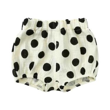 Imagem de Shorts De Verão Para Bebês Em Algodão E Linho Respirável Com Estampa D