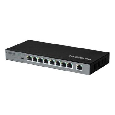 Imagem de Switch 9P Fastc/ 8 P Poe+ Sf 900 Hi-Poe 4760040 - Intelbras