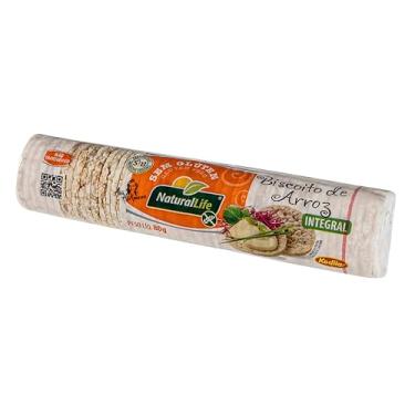 Imagem de Biscoito de Arroz Integral Mini Natural Life - Sem Glúten - Vegano - 80g