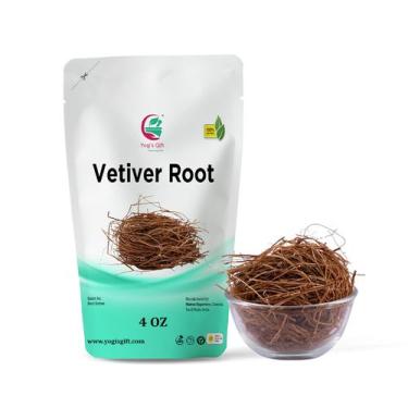 Imagem de Raiz de vetiver YOGI'S GIFT Raízes aromáticas 114g 100% pura da Índia 
