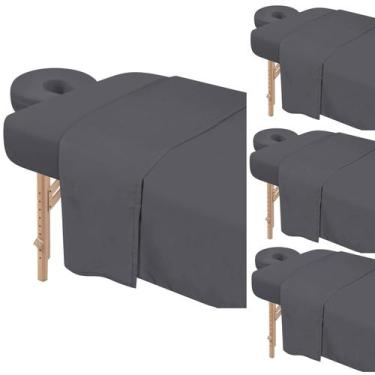 Imagem de Conjunto de lençóis de mesa de massagem Bavlesfuire Premium Microfiber