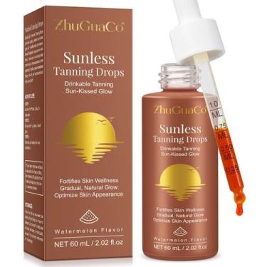 Imagem de Gotas de bronzeamento sem sol Tan Theory Drop para beber 60 mL - CFHQX